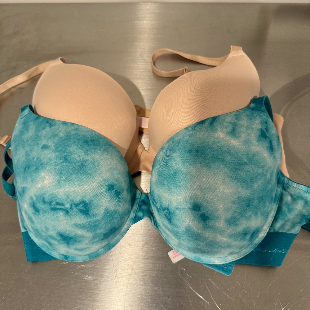 Set of two Pink by Victoria Secret Wear Everywhere Push-up Bras